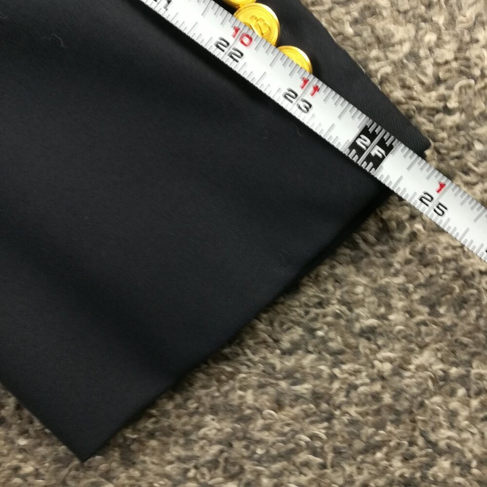 Brooks Brothers Loro Piana Blazer Country Club Wool Gold Button Blue 44R US Made - Picture 13 of 15